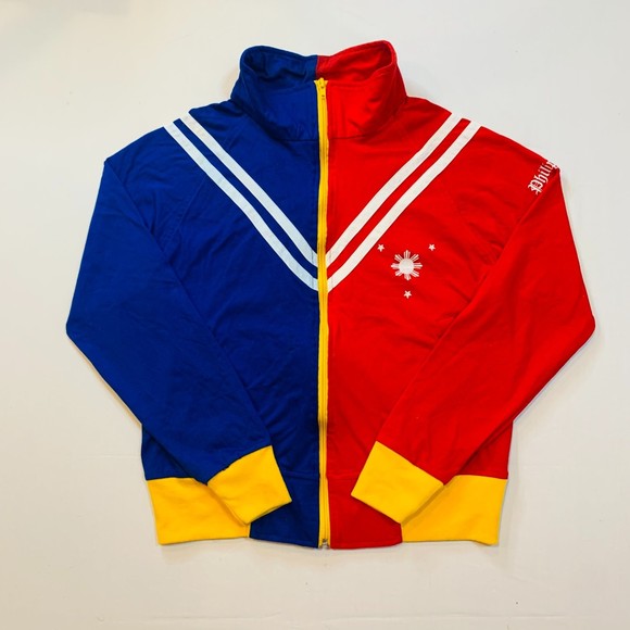 Philippines Jackets & Coats Philippines Flag Red Blue Jacket Poshmark